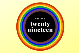 Pride Twenty Nineteen. Philly Flag Circle Design.
